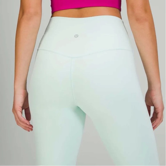 Lululemon align high rise 28" pant leggings delicate mint green nulu 10 - Picture 4 of 15
